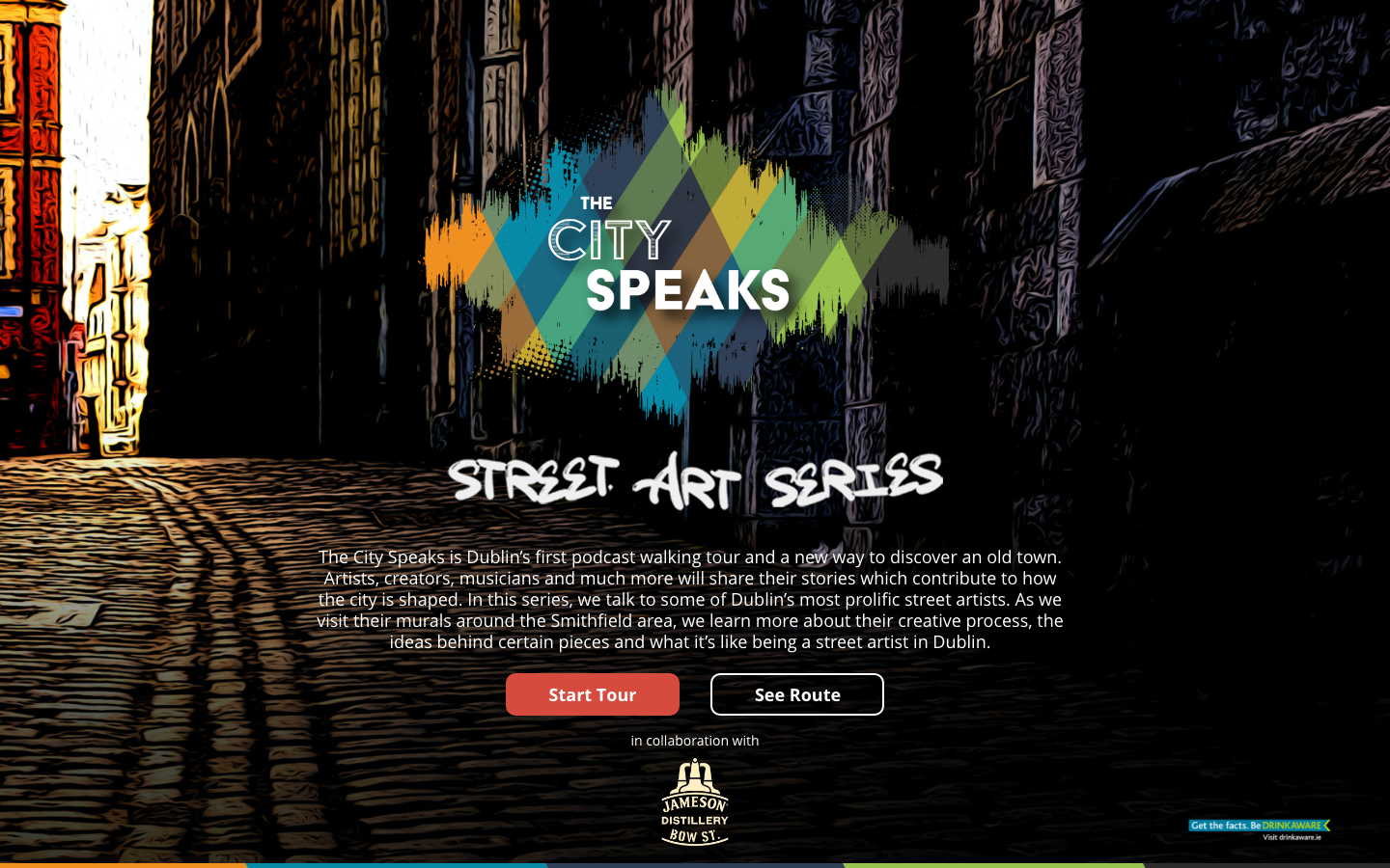 The City Speaks Website Desktop Section 1
